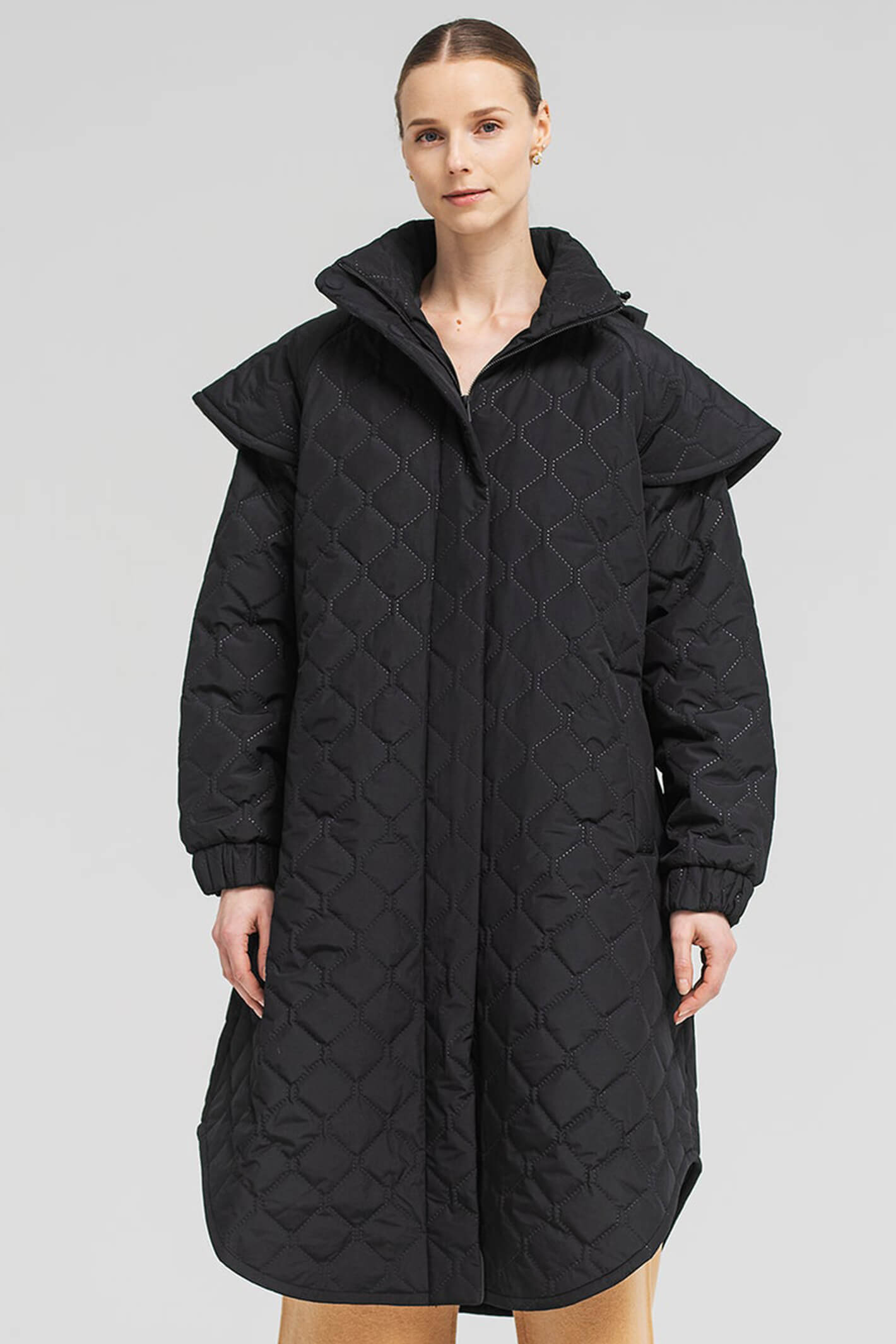 Quilted 2025 rain coat