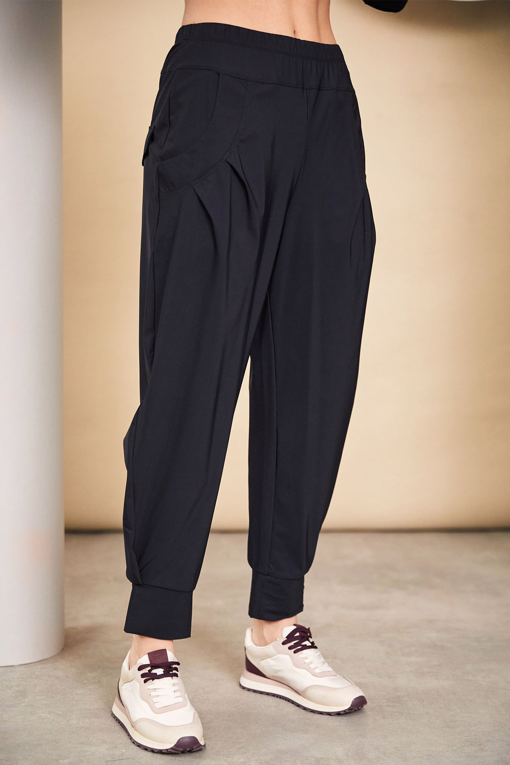 Naya Cuff Trousers Black NAW24101 - Olivia Grace Fashion