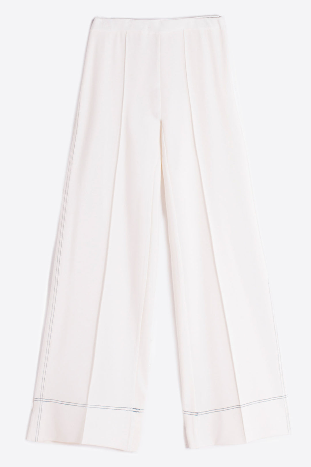 Vilagallo Trousers Wide Leg White 32542 - Olivia Grace Fashion