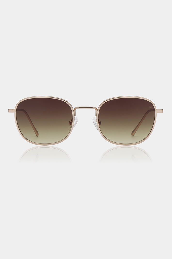 A.Kjaerbede Hello KL2505 Matt Gold Sunglasses - Olivia Grace Fashion