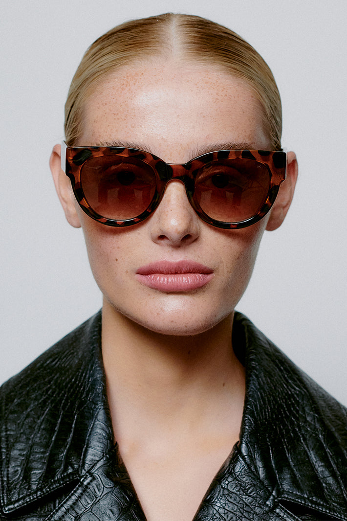 A.Kjaerbede Lilly KL2215 Havana Sunglasses - Olivia Grace Fashion