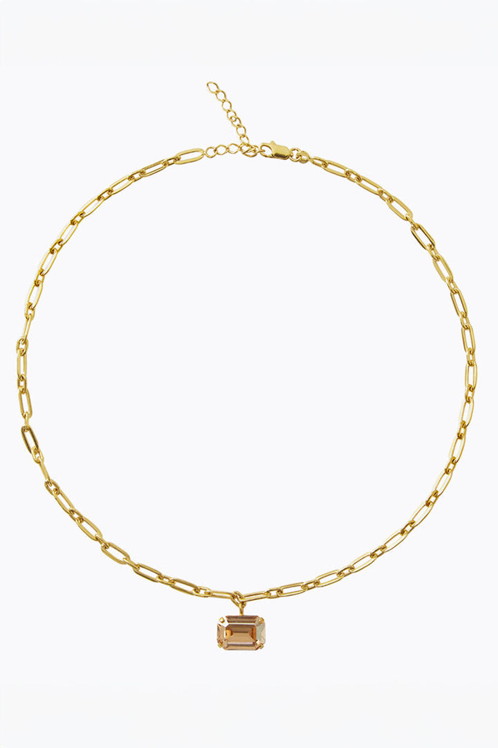 Caroline Svedbom 101716104001 Lydia Chain Necklace Golden Shadow - Olivia Grace Fashion