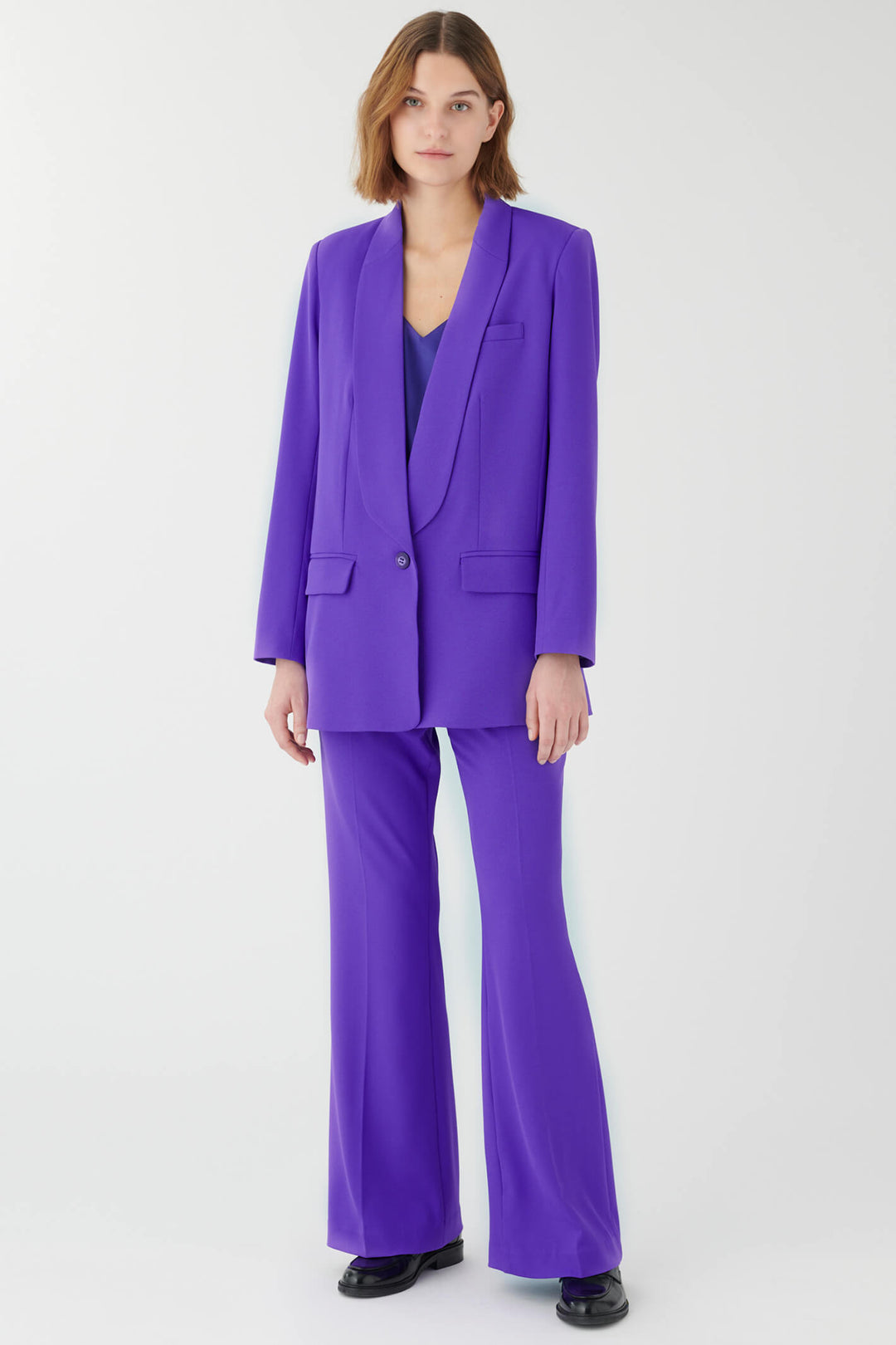 Dea Kudibal 0820723 Elinor Electric Purple Blazer Jacket