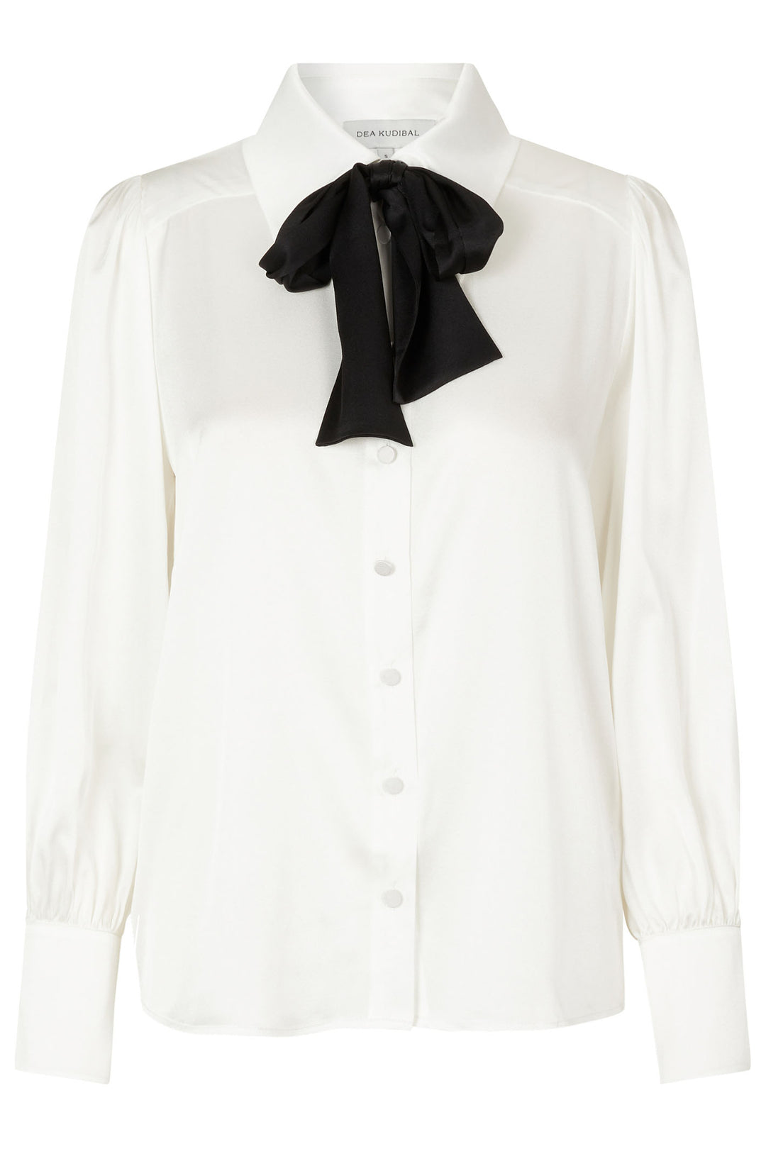 Dea Kudibal Jasminadea Silk Blouse With Collar Natural White 1820724 1002 - Olivia Grace Fashion