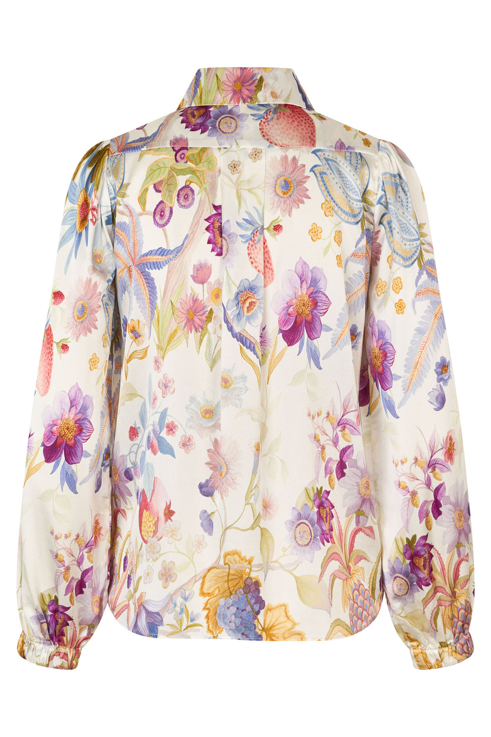 Dea Kudibal KikkiDEA Silk Blouse Bow Neck Flowertree Print 1690425 5865 - Olivia Grace Fashion