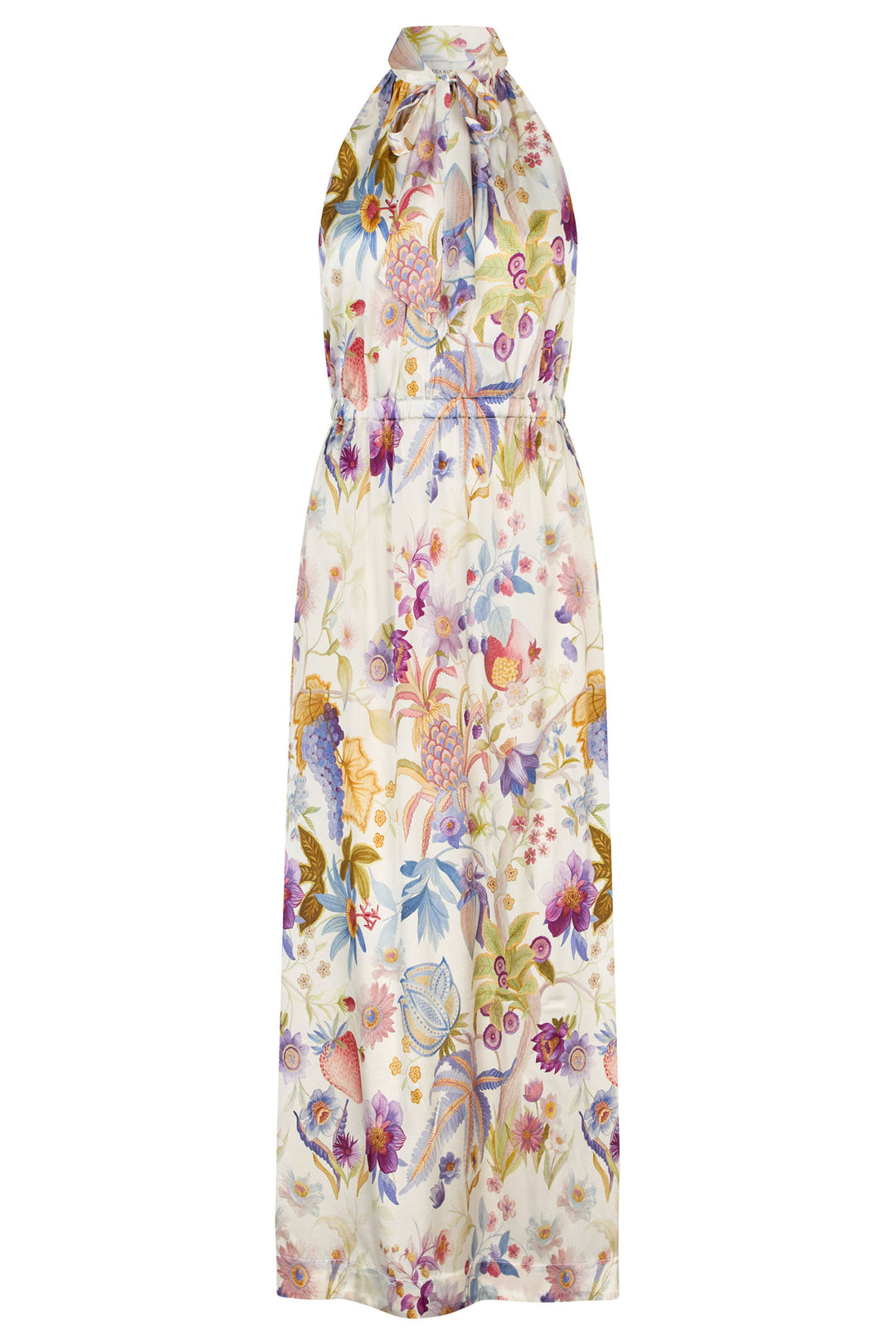 Dea Kudibal NattieDEA Silk Halter Neck Dress Flowertree Print 0620425 5865 - Olivia Grace Fashion