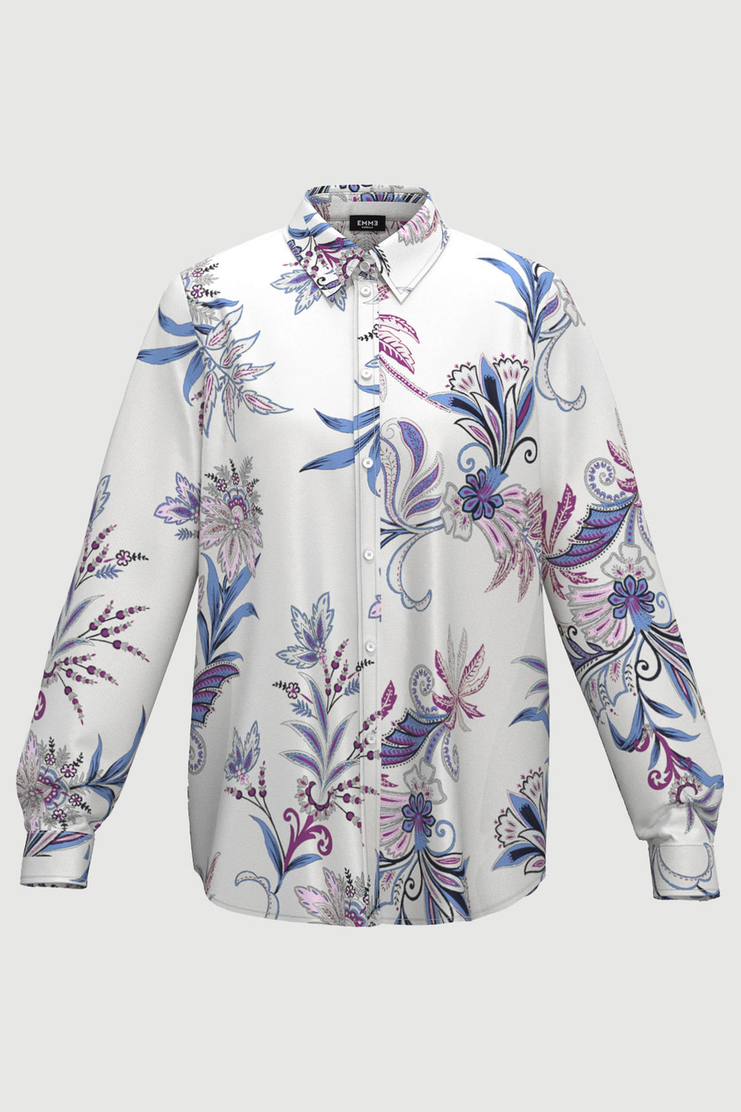 Emme Shirt Foce Cream Macro Floral Print 2515111101200 001