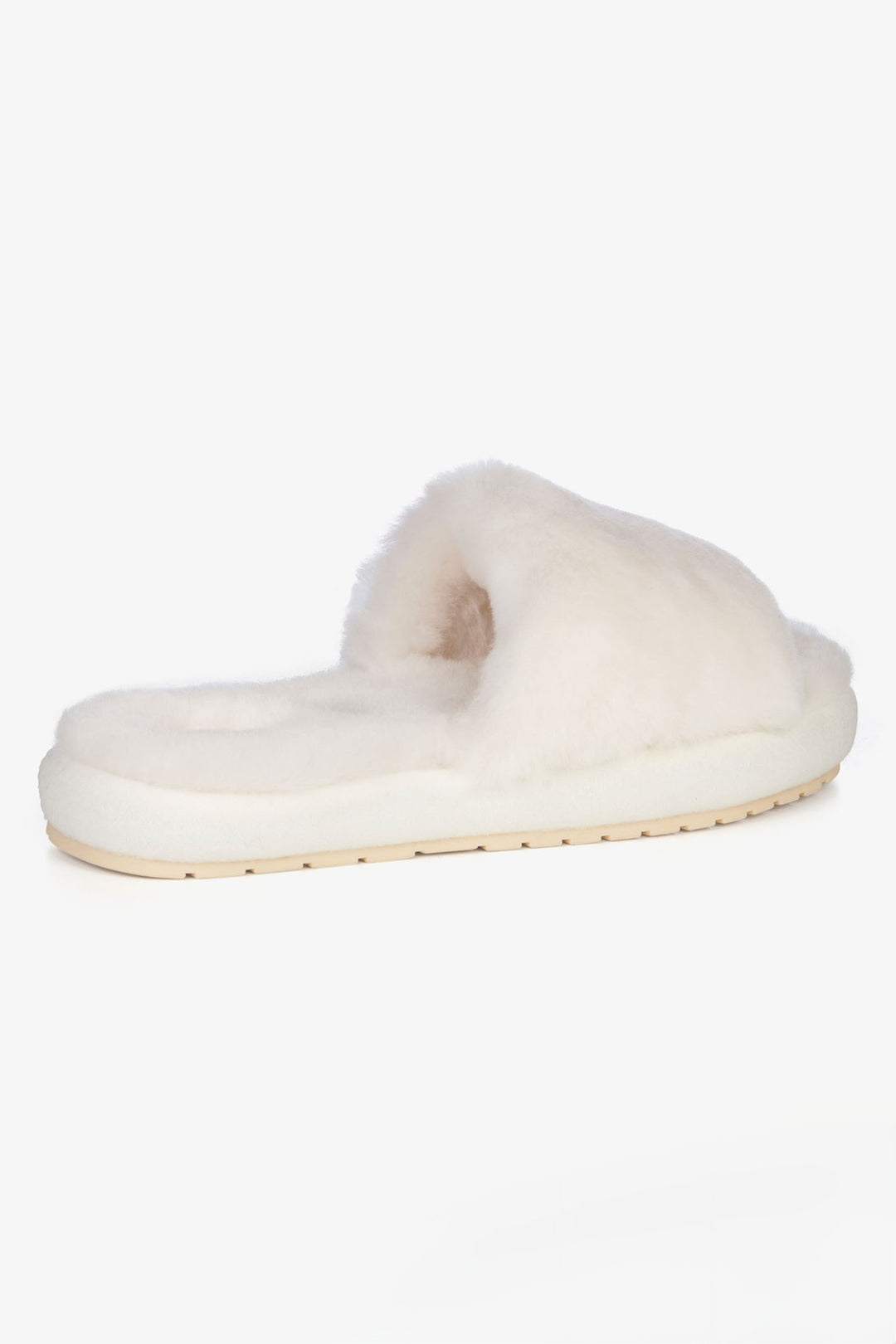 Emu Australia Slider Slipper Sheepskin Natural Off White W13088 - Olivia Grace Fashion