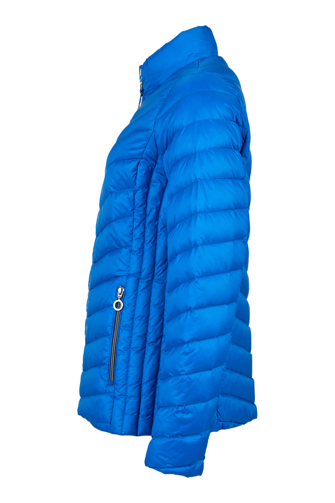 Frandsen 528-588-62 Blue Padded Jacket - Olivia Grace Fashion