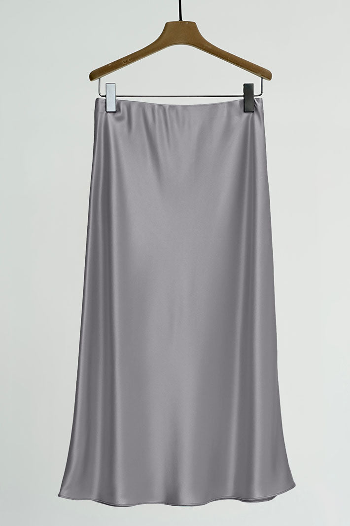 Herzen's Angelegenheit Skirt Zinc Grey 25251-6512 - Olivia Grace Fashion