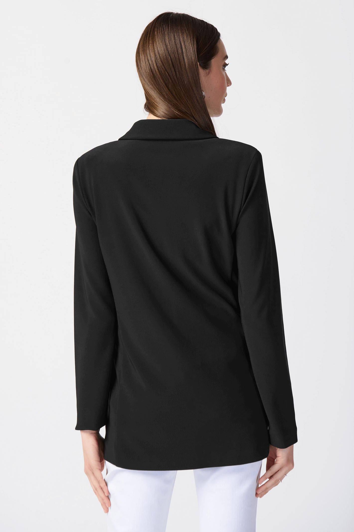 One button clearance black blazer