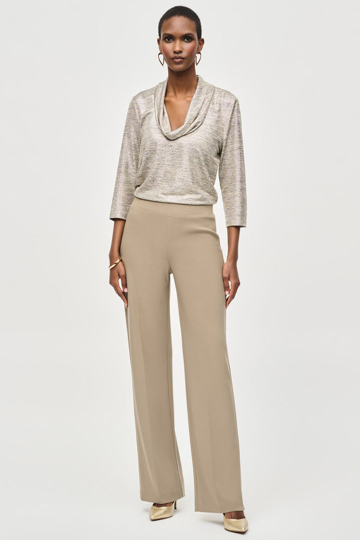 Joseph Ribkoff Pull-On Trousers Java Taupe 153088 - Olivia Grace Fashion