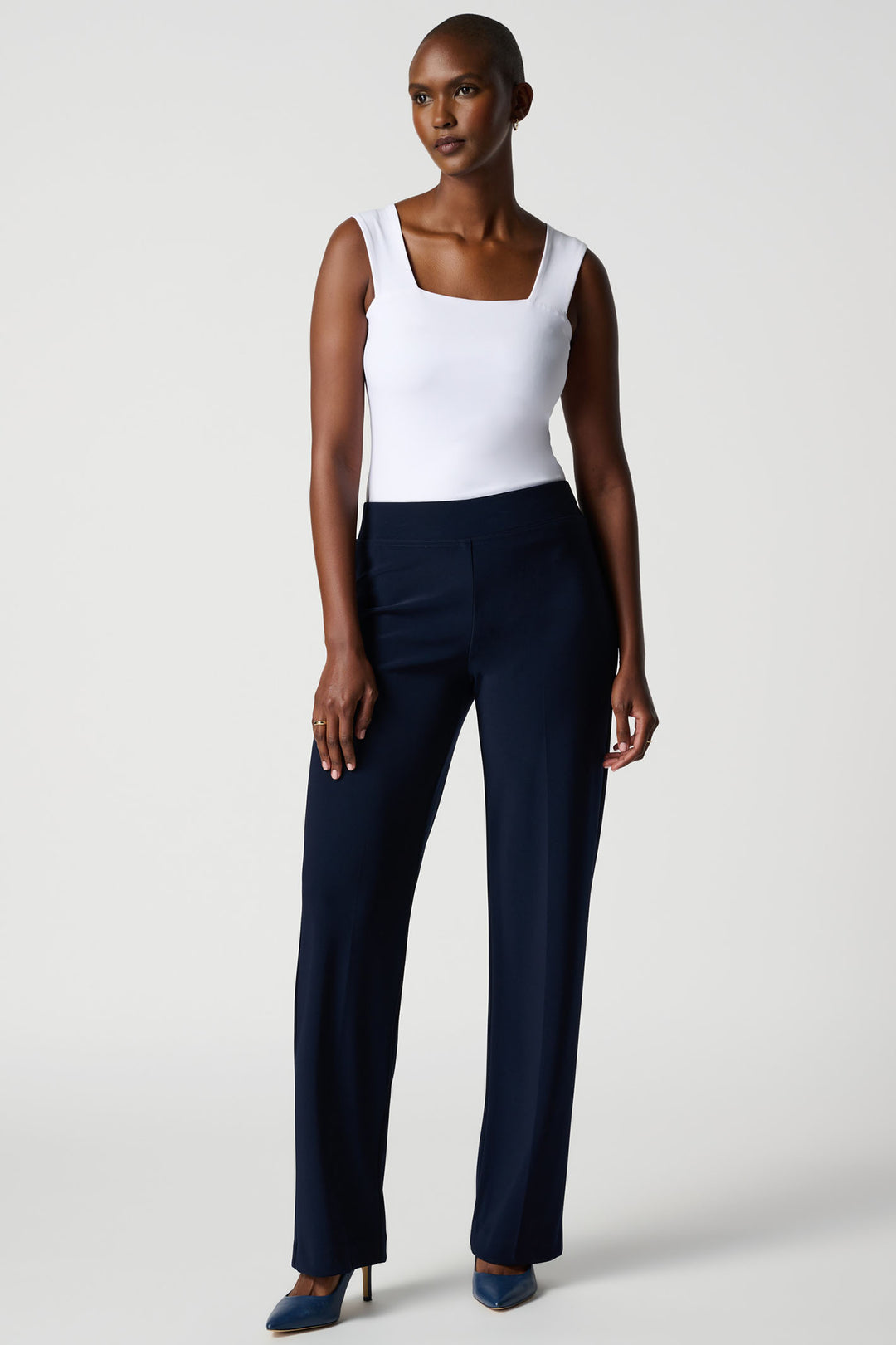 Joseph Ribkoff Pull-On Trousers Navy 153088 - Olivia Grace Fashion