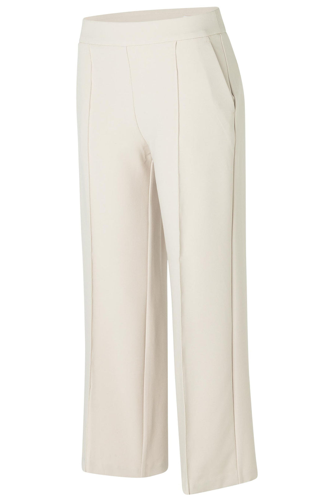 Mac 3030-00-0138 Chiara Smart 204 Champagne Bi-Stretch Cropped Trousers - Olivia Grace Fashion