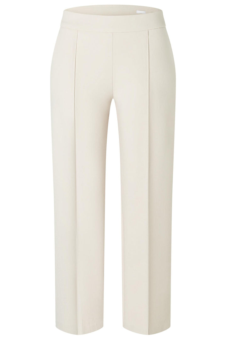 Mac 3030-00-0138 Chiara Smart 204 Champagne Bi-Stretch Cropped Trousers - Olivia Grace Fashion