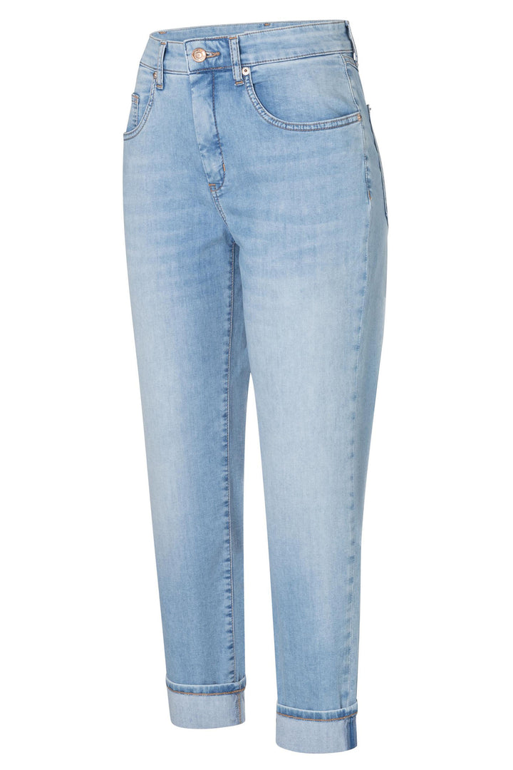 Mac Jeans Carol Blue Moon Bleached Light Weight Denim 3197-90-0391-D254 - Olivia Grace Fashion