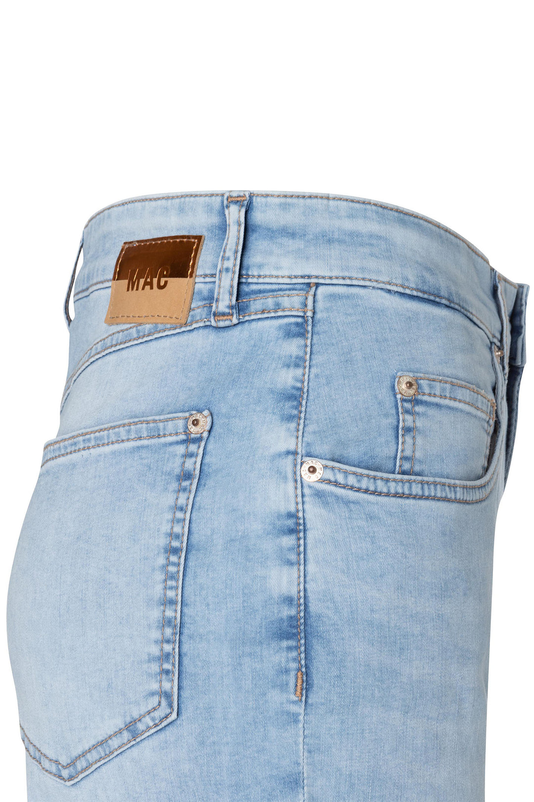 Mac Jeans Carol Blue Moon Bleached Light Weight Denim 3197-90-0391-D254 - Olivia Grace Fashion