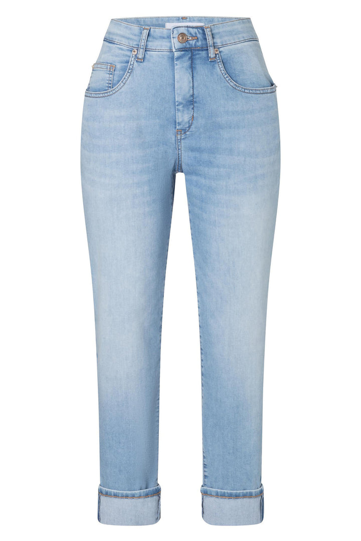 Mac Jeans Carol Blue Moon Bleached Light Weight Denim 3197-90-0391-D254 - Olivia Grace Fashion