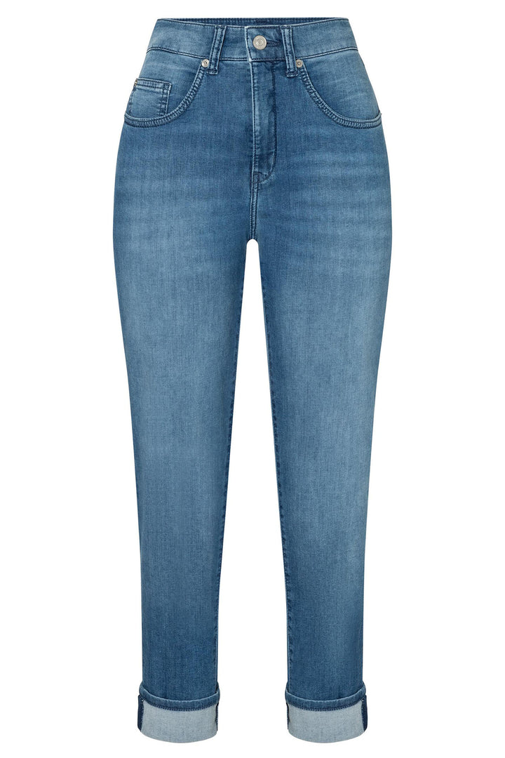 Mac Jeans Carol Mid Summer Blue Light Weight Denim 3197-90-0391L - Olivia Grace Fashion