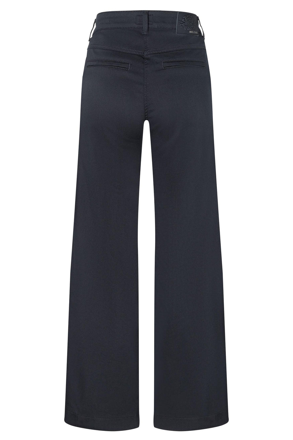 Mac Trousers Dream Wide Power Dark Blue Cotton 5442-00-0425 P198 - Olivia Grace Fashion