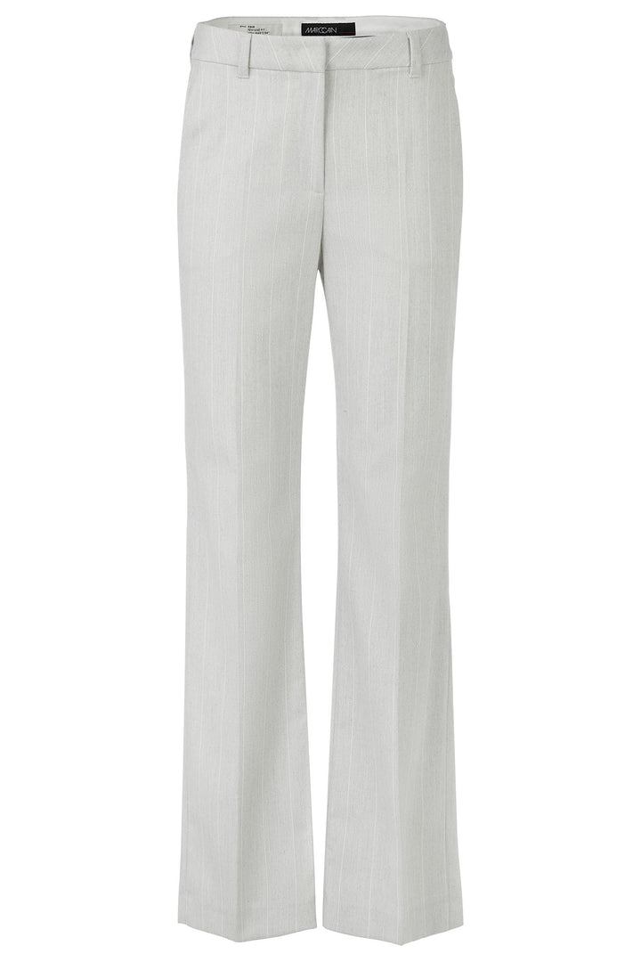 Marc Cain Collection Trousers High Waist Smoke Grey XC 81.54 W19 182 - Olivia Grace Fashion