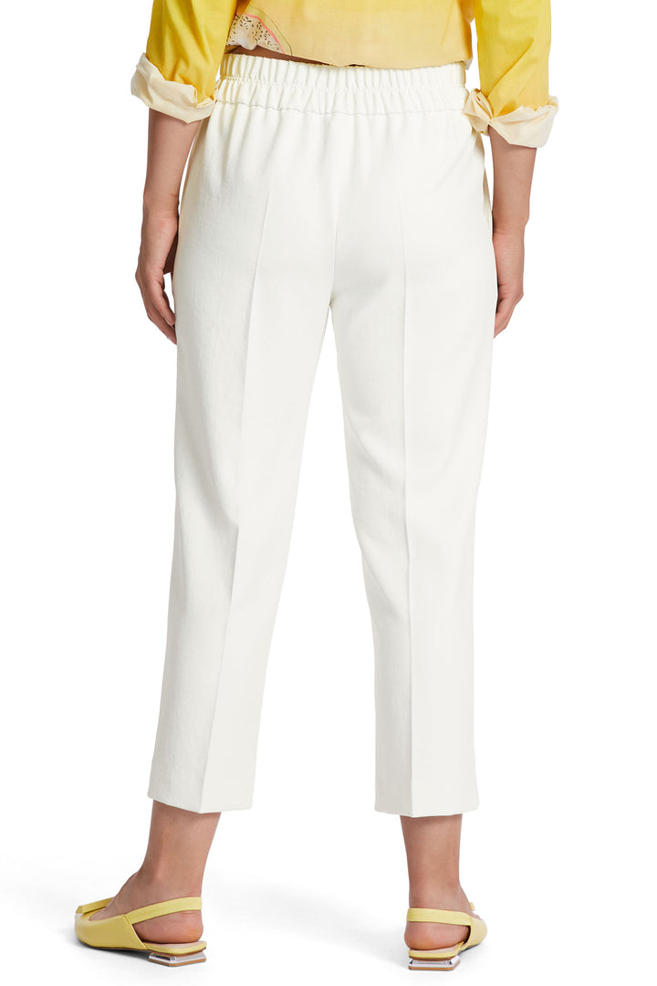 Marc Cain Collection WC 81.25 W03 110 Off White Washington Trousers - Olivia Grace Fashion