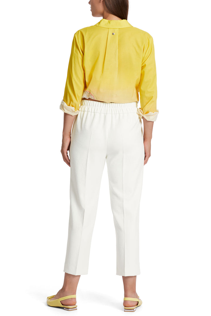 Marc Cain Collection WC 81.25 W03 110 Off White Washington Trousers - Olivia Grace Fashion