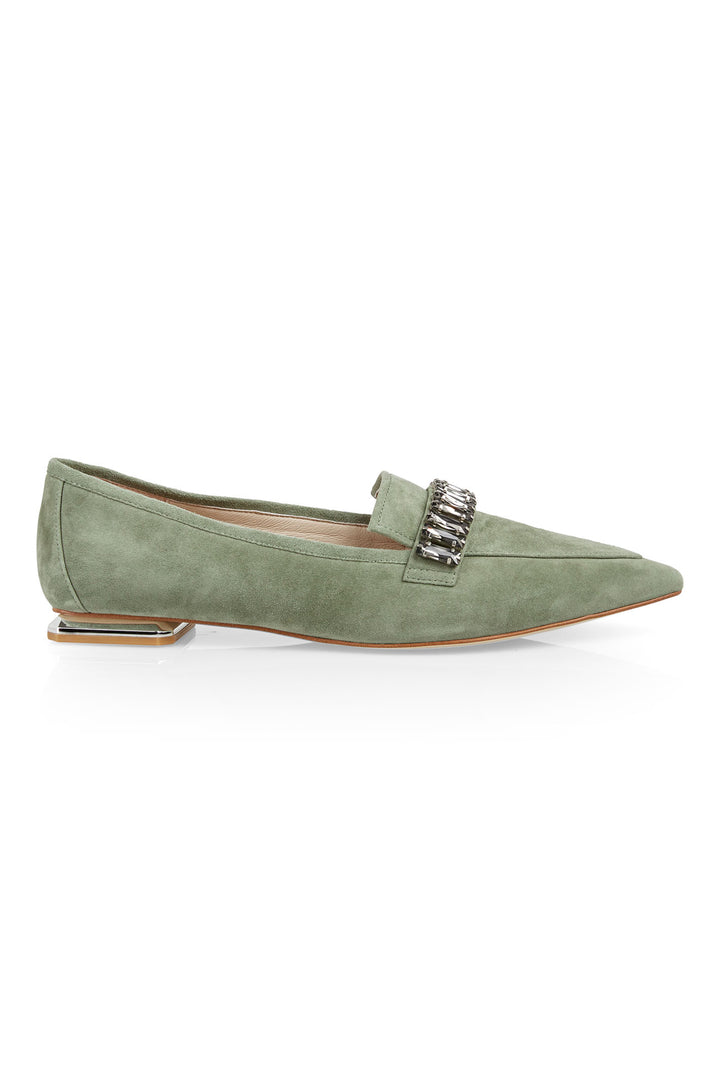 Marc Cain Collection XC SF.02 L05 Frozen Sage Green Shoes - Olivia Grace Fashion