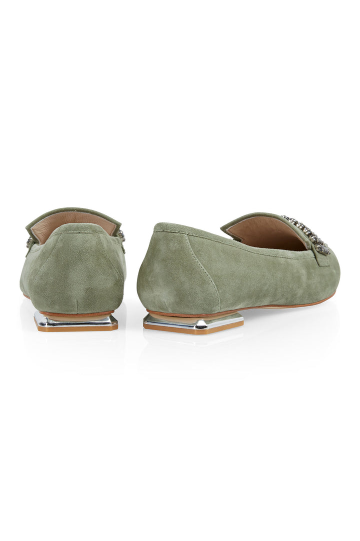 Marc Cain Collection XC SF.02 L05 Frozen Sage Green Shoes - Olivia Grace Fashion