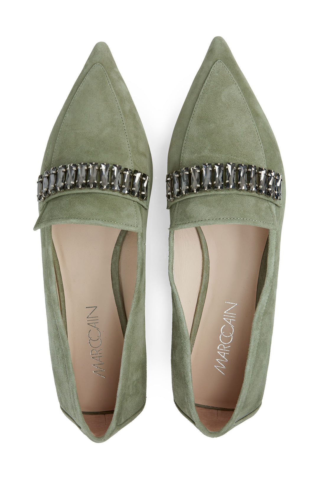 Marc Cain Collection XC SF.02 L05 Frozen Sage Green Shoes - Olivia Grace Fashion