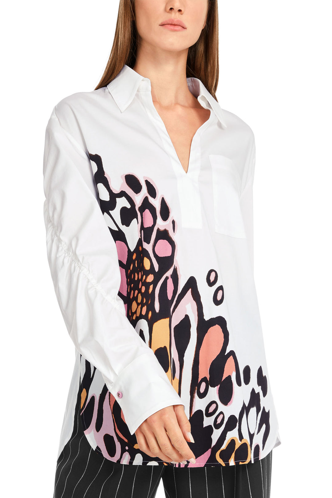 Marc Cain Collections Blouse Off White YC 51.19 W26 110 - Olivia Grace Fashion