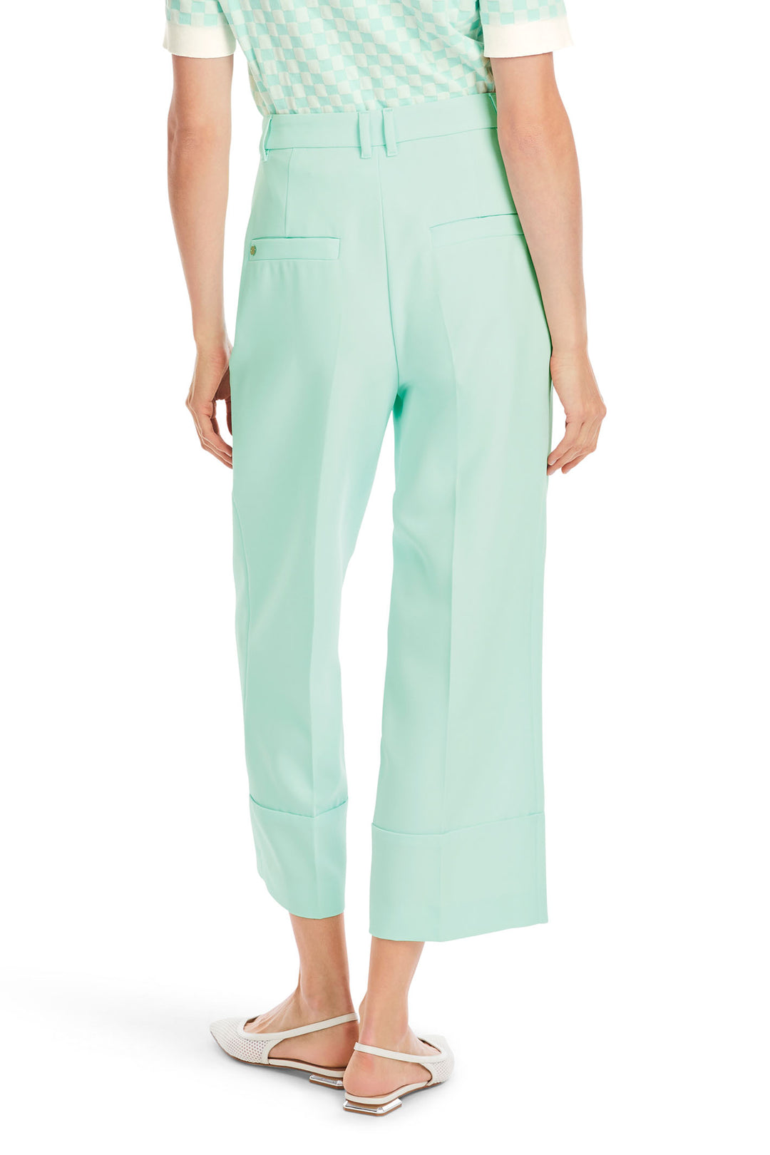 Marc Cain Collections Mint Green Andalusian Breeze Trousers YC 81.67 W77 - Olivia Grace Fashion