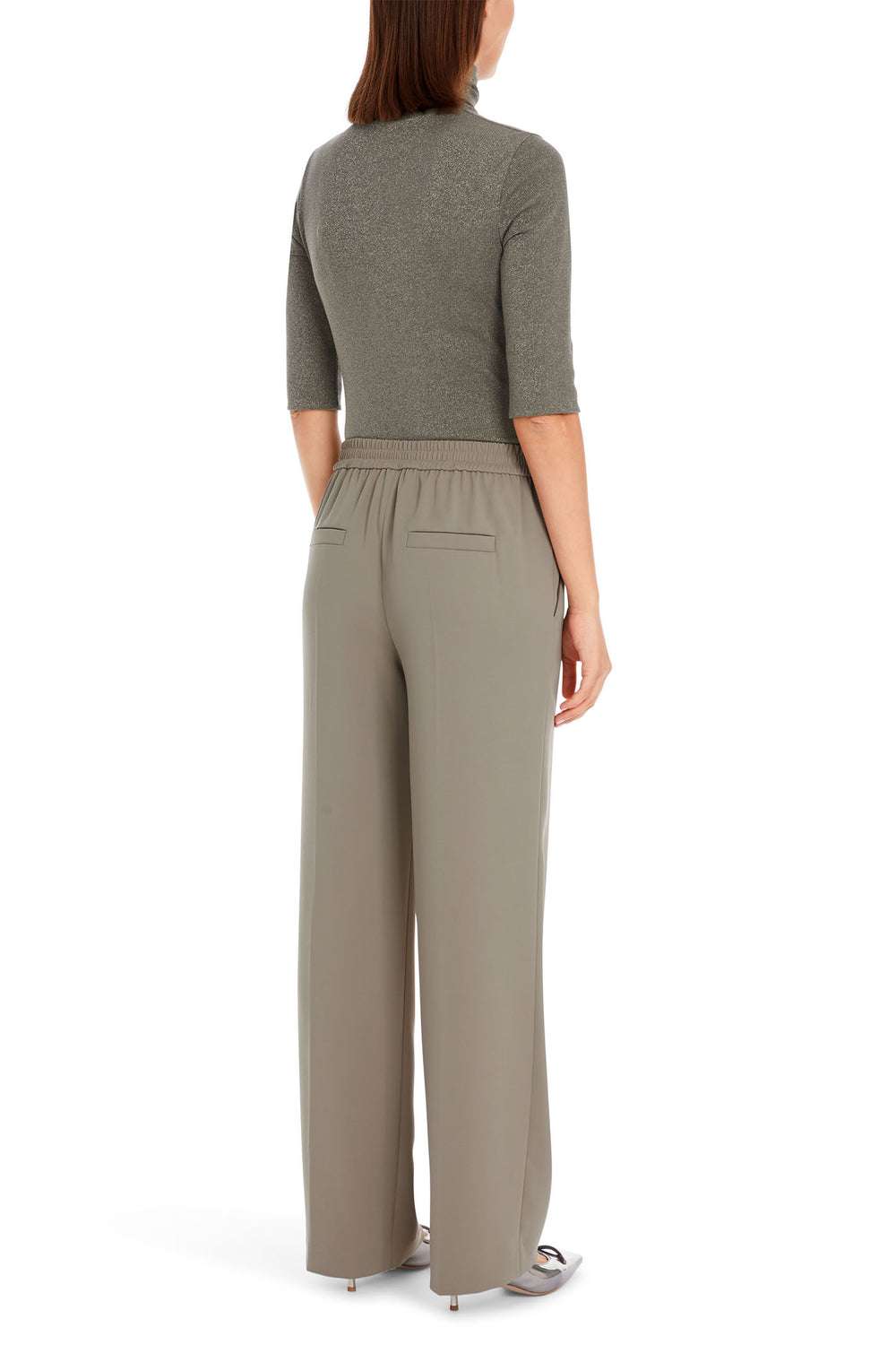 Marc Cain Collections Trousers Sage Powder Green YC 81.15 W56 581 - Olivia Grace Fashion