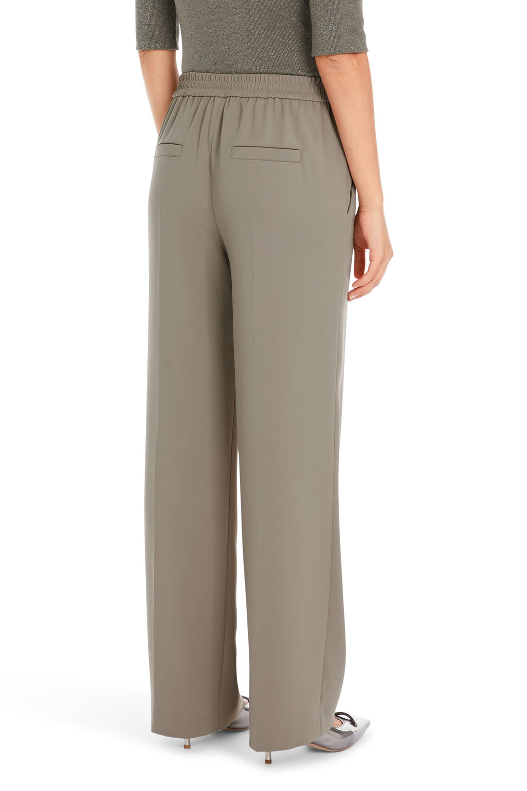 Marc Cain Collections Trousers Sage Powder Green YC 81.15 W56 581 - Olivia Grace Fashion