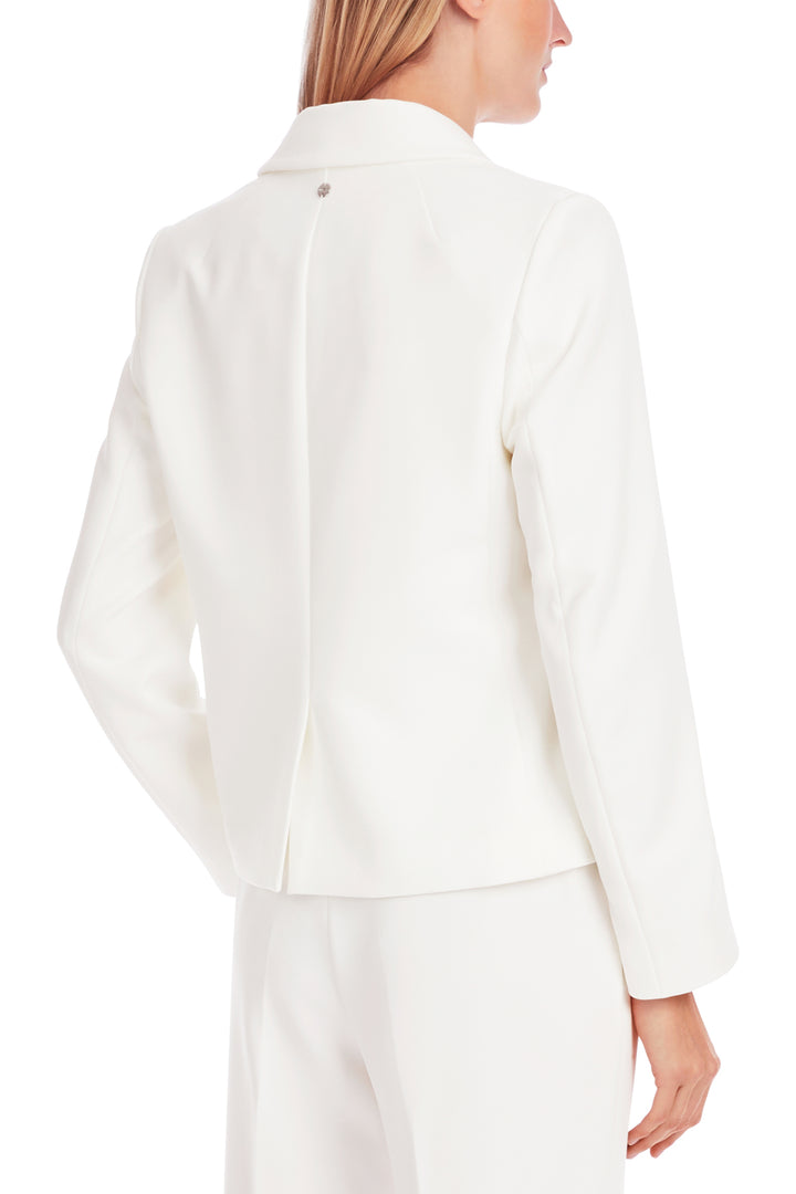 Marc Cain Collections White Two Button Jacket YC 34.35 W77 - Olivia Grace Fashion