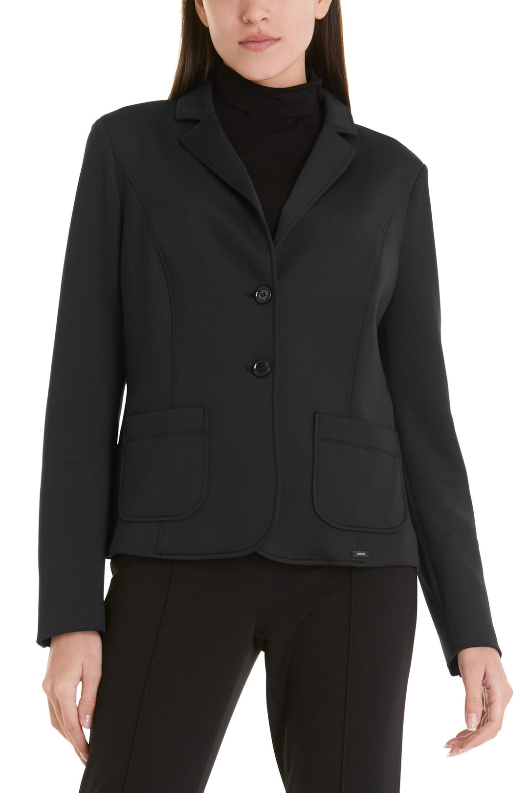 Marc Cain Essentials Jacket Black +E 34.02 J35 900 - Olivia Grace Fashion