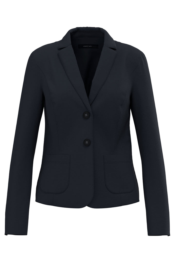 Marc Cain Essentials Jacket Midnight Blue +E 34.02 J35 395 - Olivia Grace Fashion