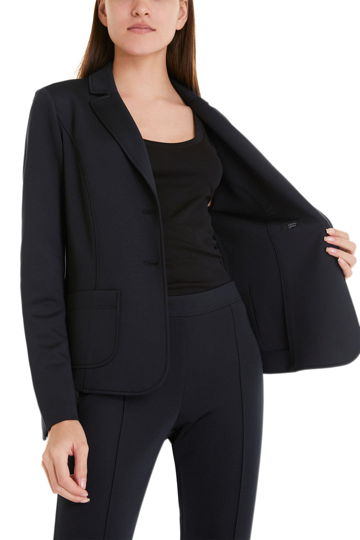 Marc Cain Essentials Jacket Midnight Blue +E 34.02 J35 395 - Olivia Grace Fashion