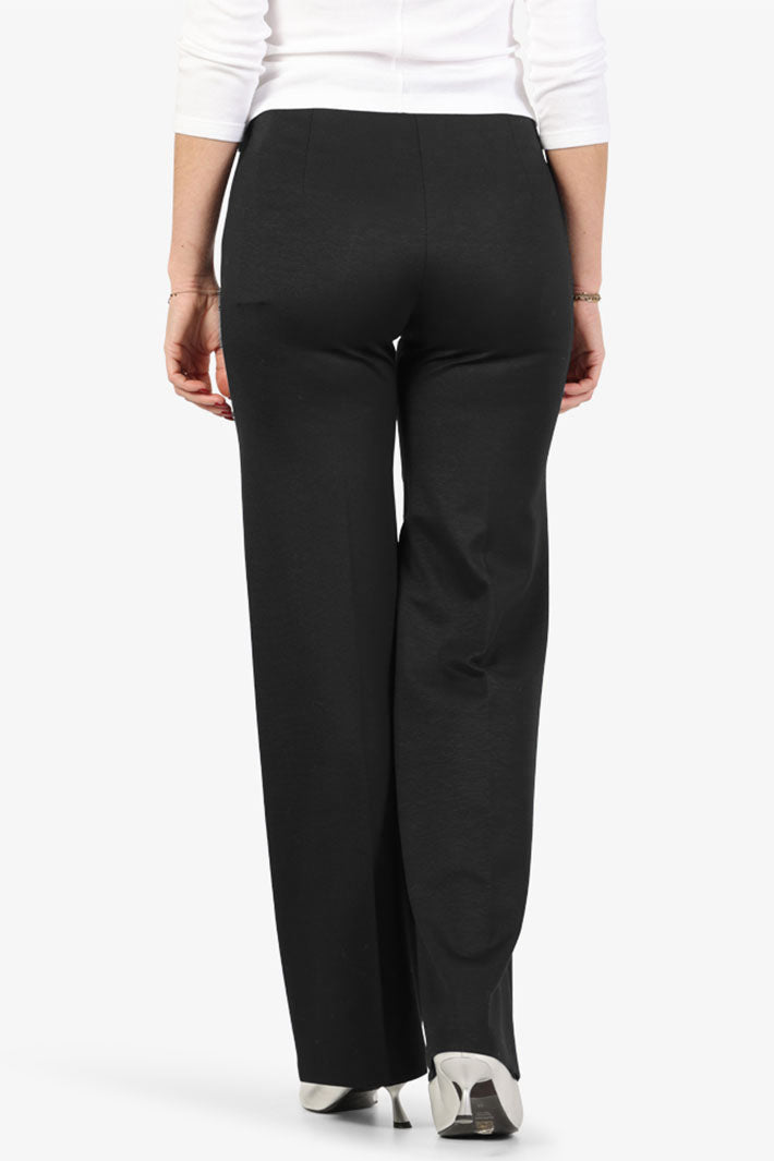 Marc Cain Essentials Trousers Black Jersey +E 81.05 J24 900 - Olivia Grace Fashion