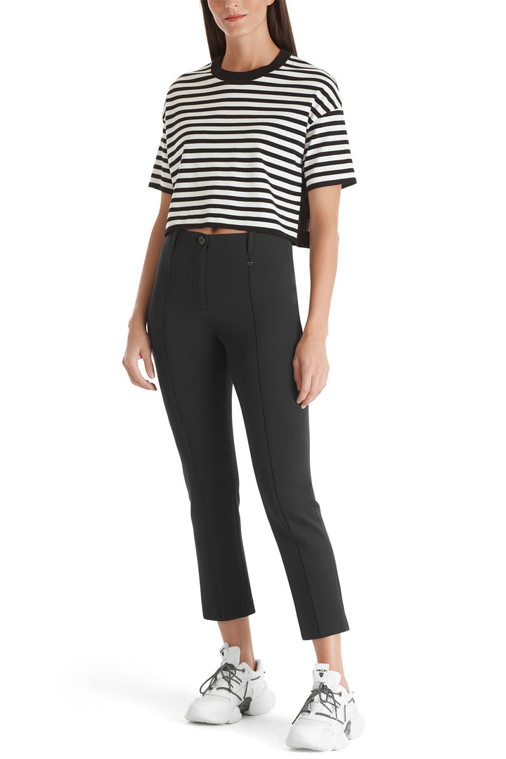 Marc Cain Pants Sydney Pencil Trousers Black +P 81.11 J35 900 - Olivia Grace Fashion