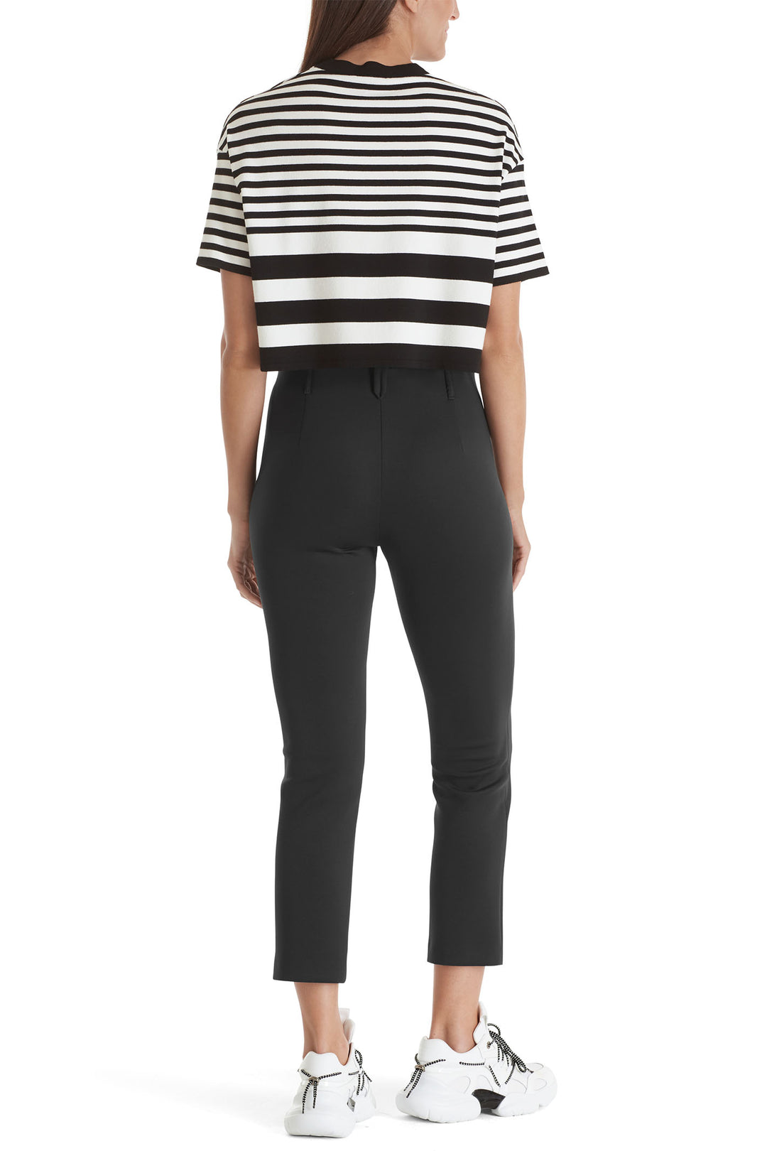 Marc Cain Pants Sydney Pencil Trousers Black +P 81.11 J35 900 - Olivia Grace Fashion