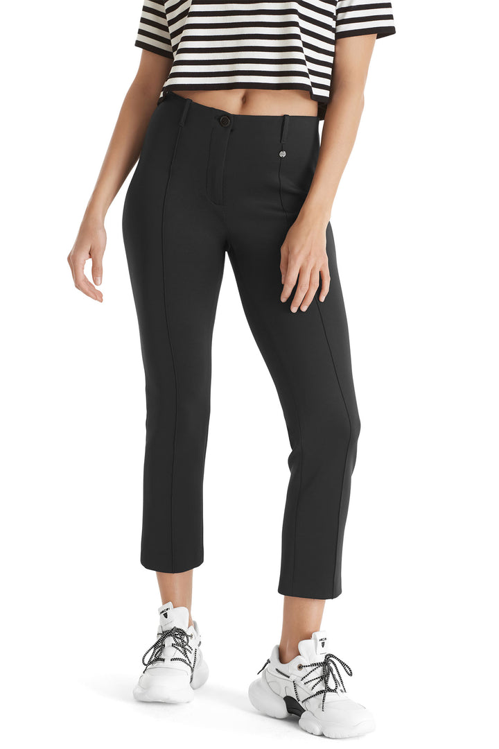 Marc Cain Pants Sydney Pencil Trousers Black +P 81.11 J35 900 - Olivia Grace Fashion