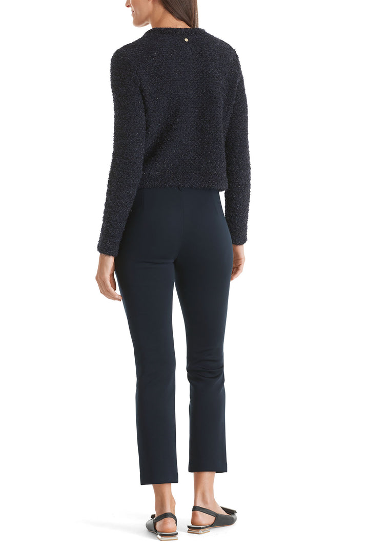 Marc Cain Pants Sydney Pencil Trousers Navy +P 81.11 J35 394