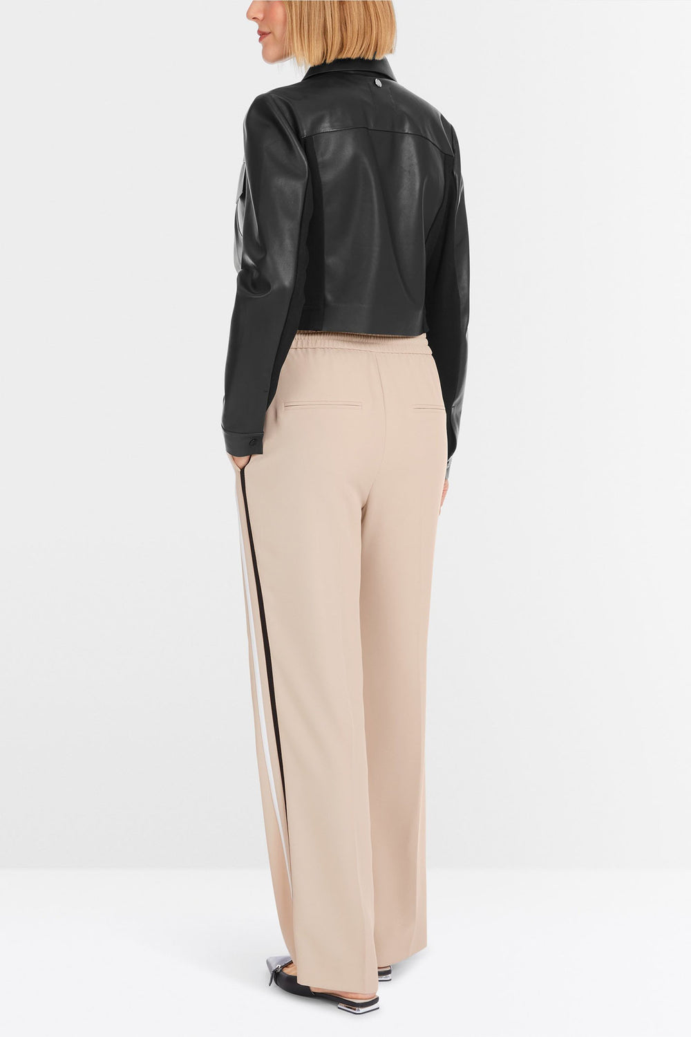 Marc Cain Pants Trousers Washington Light Stone YP 81.25 W65 610 - Olivia Grace Fashion