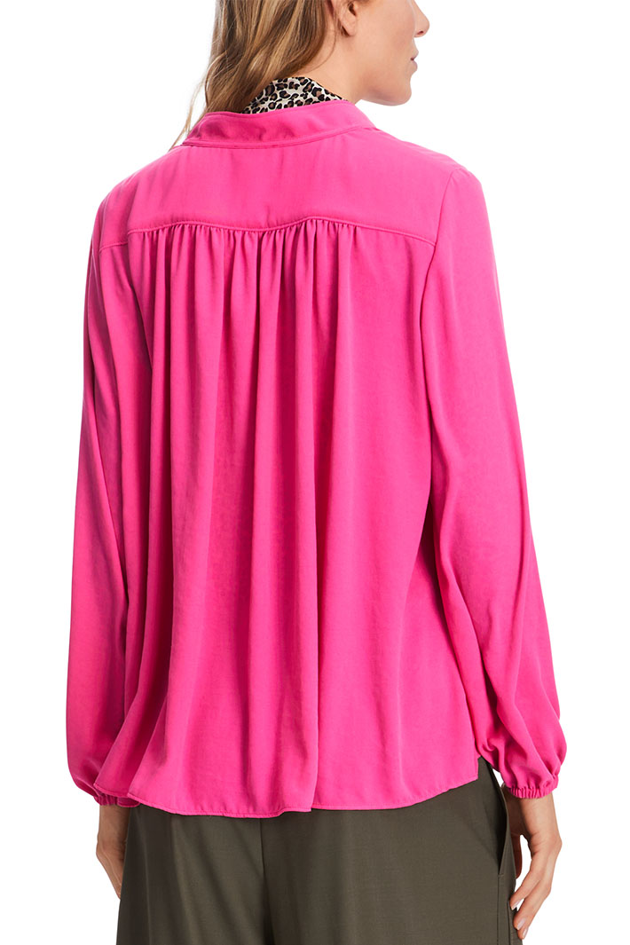 Marc Cain Sports Blouse Dragon Fruit Pink XS 51.05 W41 Top 244 - Olivia Grace Fashion