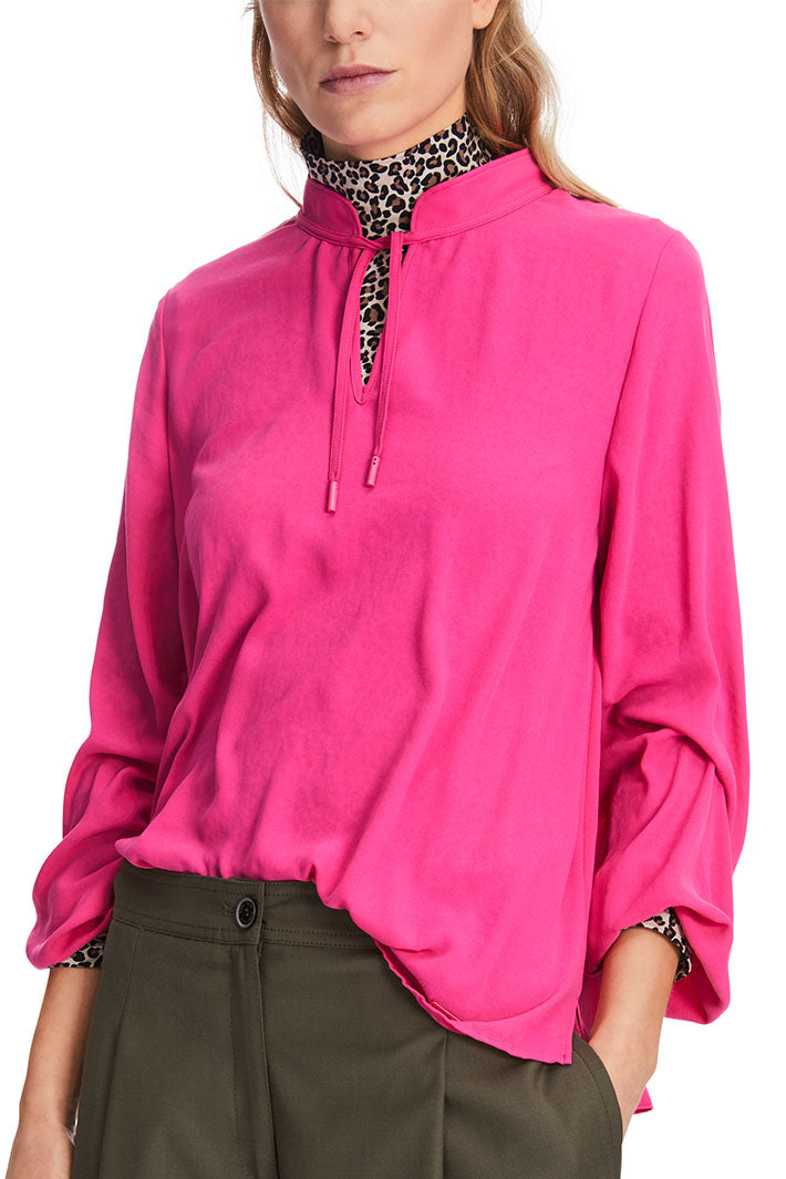 Marc Cain Sports Blouse Dragon Fruit Pink XS 51.05 W41 Top 244 - Olivia Grace Fashion