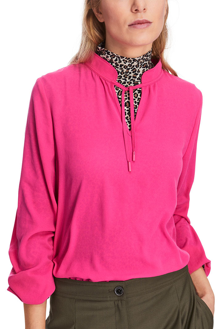 Marc Cain Sports Blouse Dragon Fruit Pink XS 51.05 W41 Top 244 - Olivia Grace Fashion