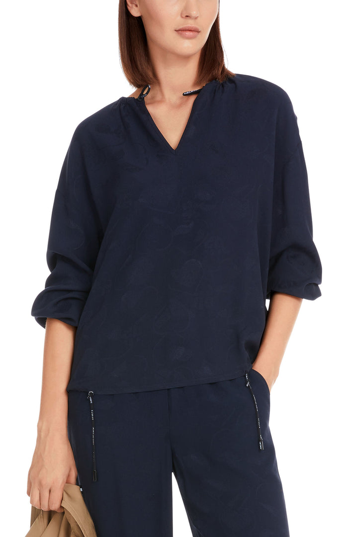 Marc Cain Sports Blouse Navy YS 51.01 W04 394 - Olivia Grace Fashion