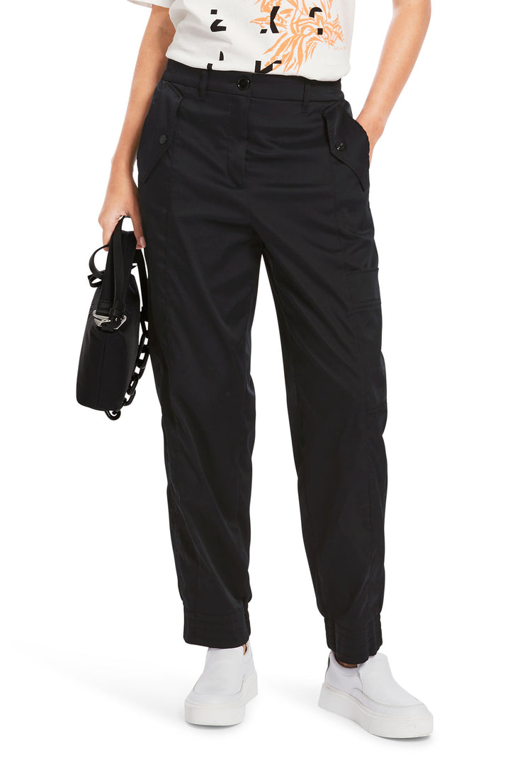 Marc Cain Sports Cargo Trousers Black XS 81.26 W05 900 - Olivia Grace Fashion