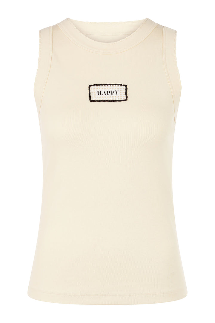 Marc Cain Sports Happy Jersey Vest Top Cream YS 61.15 J55 113 - Olivia Grace Fashion